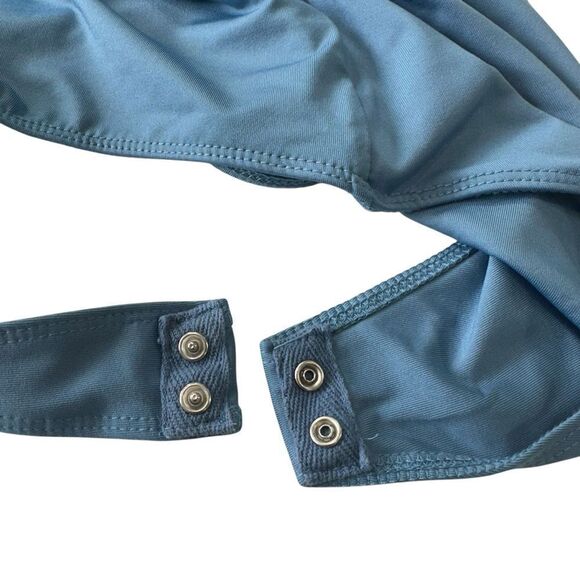 SWS Contour Blue Long Sleeve Contour Bodysuit, XL - Picture 6 of 6